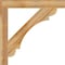 Ekena Millwork Olympic Block Rough Sawn Bracket, Western Red Cedar, 4"W x 34"D x 34"H BKT04X34X34OLY05RWR - alternate 2